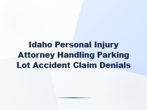 Idaho Personal Injury Attorney for Parking Lot Accident Claim Denials