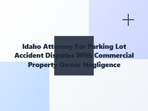 Idaho Attorney for Parking Lot Accident Claims